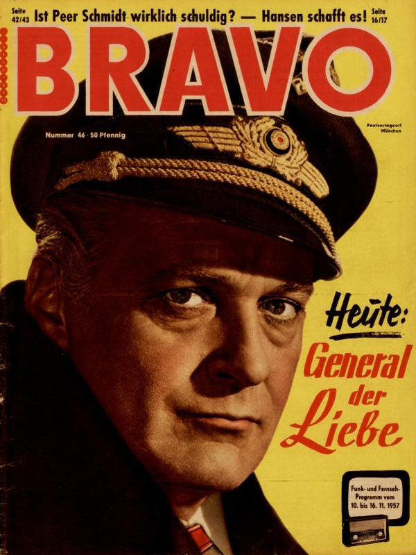 BRAVO Nr. 46 vom 05.11.1957 – Titelseite: Curd Jürgens