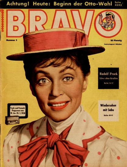 BRAVO Magazin - Alle Ausgaben von 1958 Nr. 03