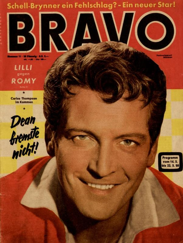 BRAVO Nr. 11 vom 11 mars 1958 – Titelseite: Carlos Thompson