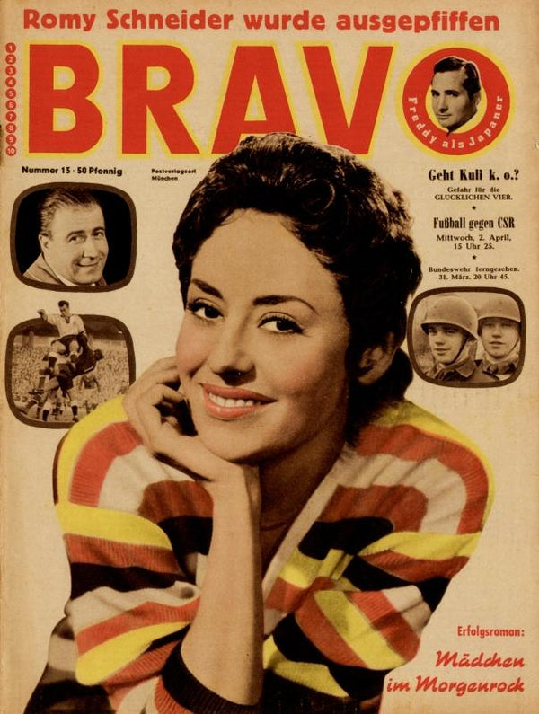 BRAVO Nr. 13 vom March 25, 1958 – Titelseite: Caterina Valente