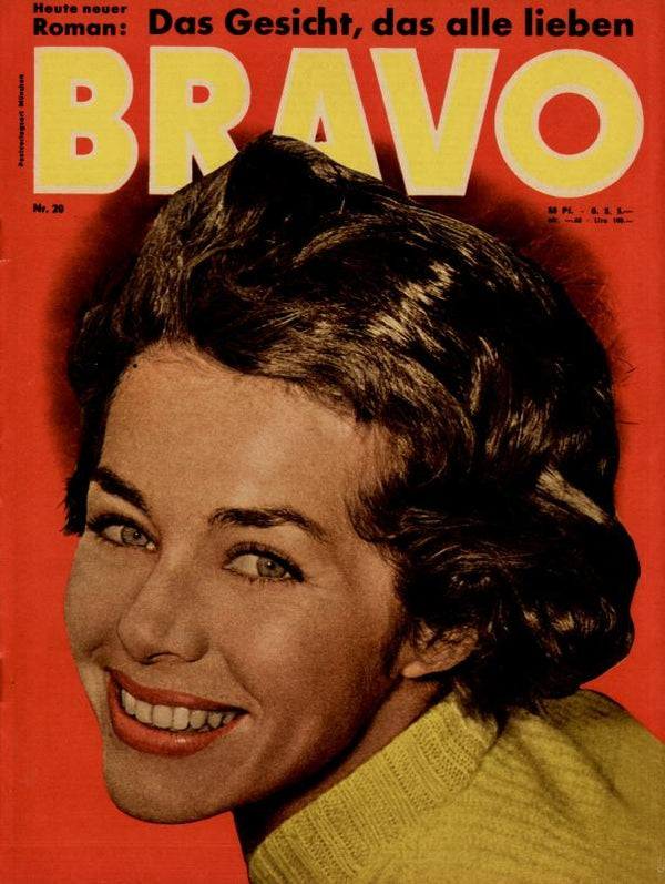 BRAVO Nr. 20 vom 13 mai 1958 – Titelseite: Marianne Koch