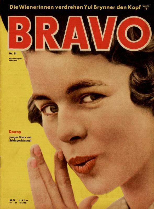 BRAVO Nr. 21 vom May 20, 1958 – Titelseite: Cornelia Froboess
