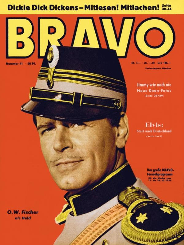 BRAVO Nr. 41 vom 07.10.1958 – Titelseite: O.W. Fischer