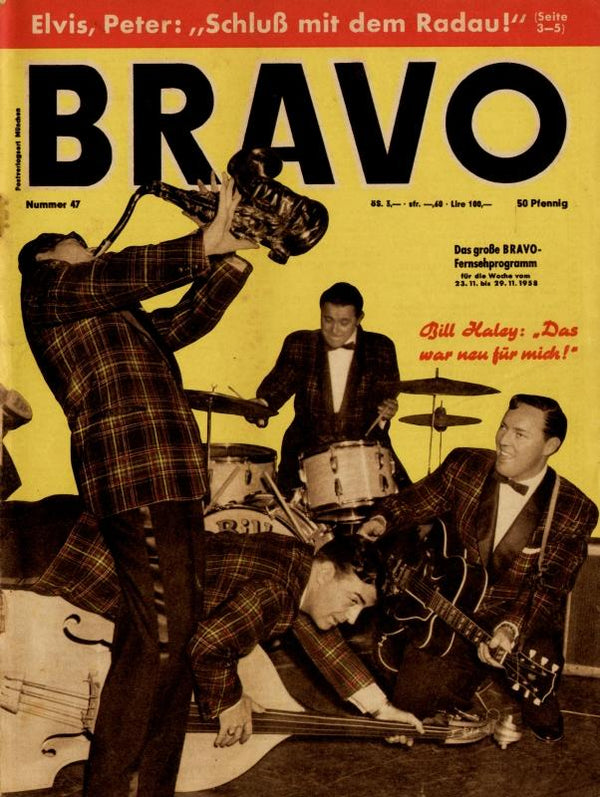 BRAVO Nr. 47 vom 18 novembre 1958 – Titelseite: Bill Haley