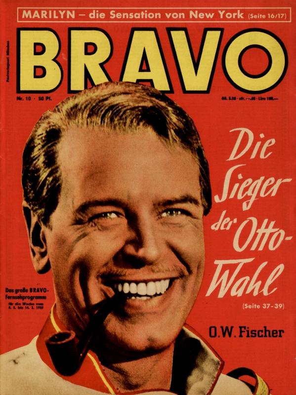 BRAVO Nr. 10 vom 03.03.1959 – Titelseite: O.W. Fischer