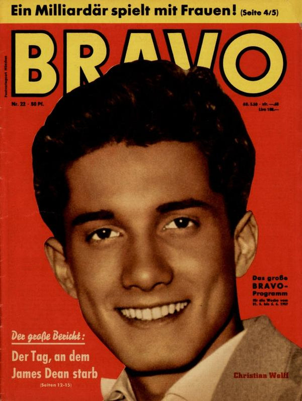 BRAVO Nr. 22 vom 26 mai 1959 – Titelseite: Christian Wolff