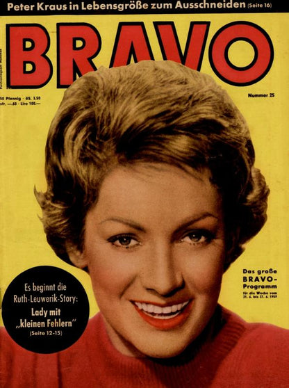 BRAVO Magazin - Alle Ausgaben von 1959 Nr. 25