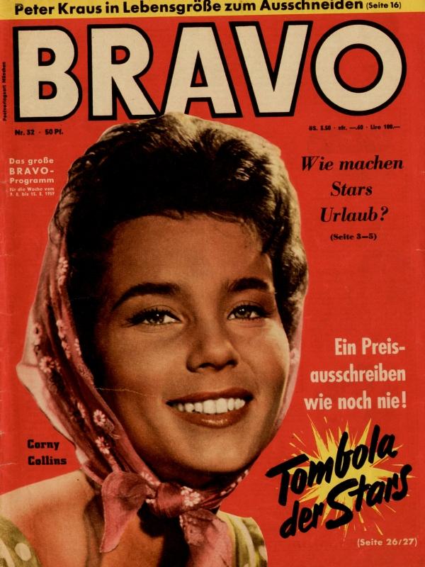 BRAVO Nr. 32 vom 04.08.1959 – Titelseite: Corny Collins