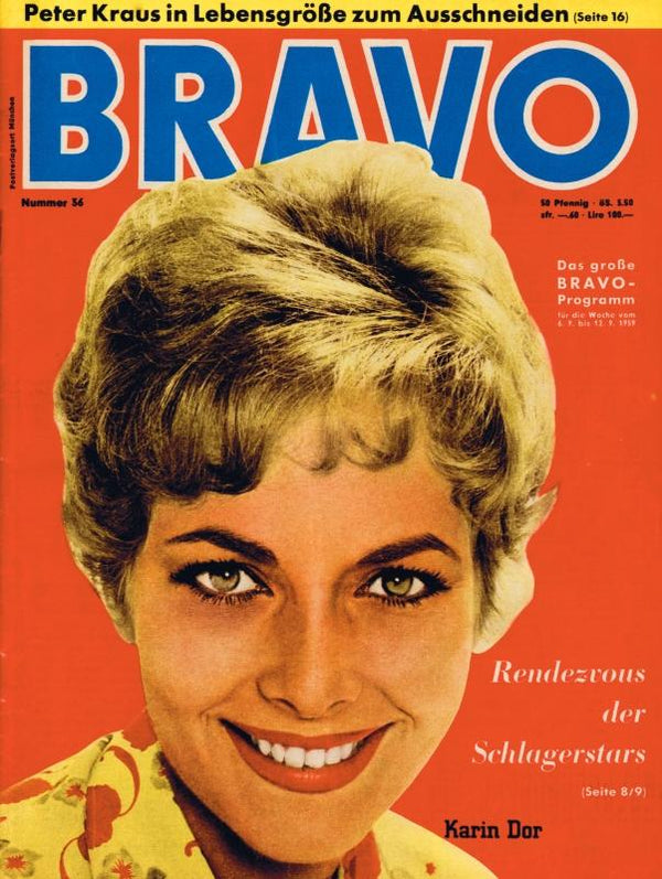 BRAVO Nr. 36 vom September 1, 1959 – Titelseite: Karin Dor