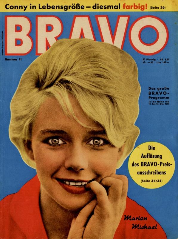 BRAVO Magazin - Alle Ausgaben von 1959 Nr. 41