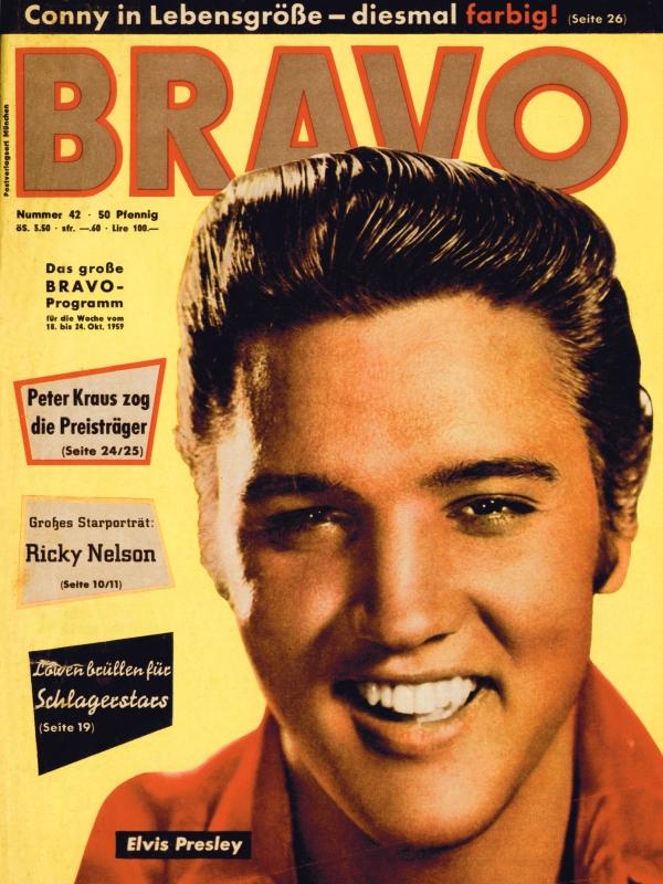 BRAVO Nr. 42 vom 13 octobre 1959 – Titelseite: Elvis Presley