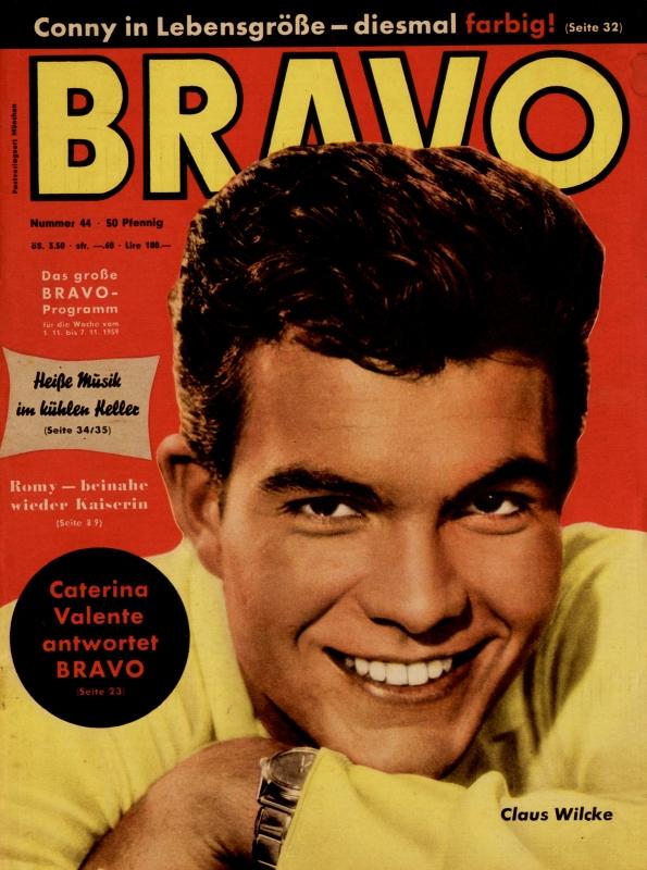 BRAVO Magazin - Alle Ausgaben von 1959 Nr. 44