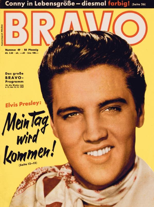 BRAVO Nr. 49 vom 1er décembre 1959 – Titelseite: Elvis Presley