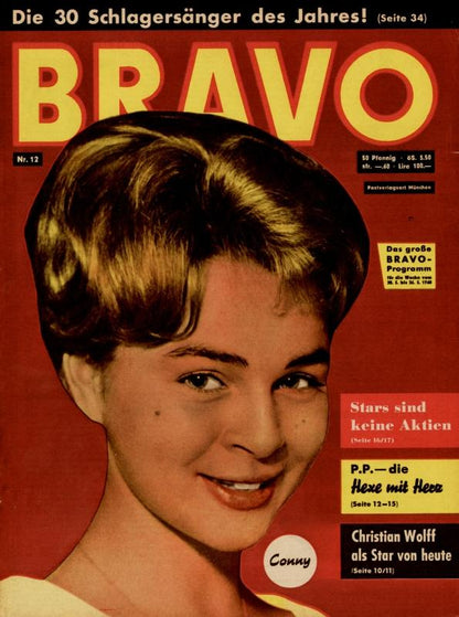 BRAVO Magazin - Alle Ausgaben von 1960 Nr. 12