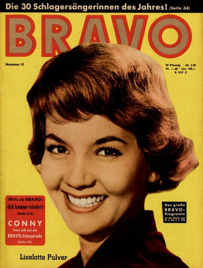 BRAVO Magazin - Alle Ausgaben von 1960 Nr. 13