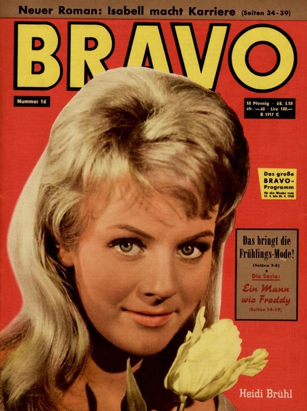 BRAVO Magazin - Alle Ausgaben von 1960 Nr. 16