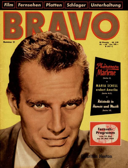 BRAVO Magazin - Alle Ausgaben von 1960 Nr. 21