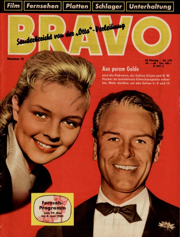 BRAVO Magazin - Alle Ausgaben von 1960 Nr. 22