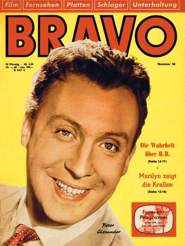 BRAVO Nr. 30 vom 19 juillet 1960 – Titelseite: Pierre Alexandre