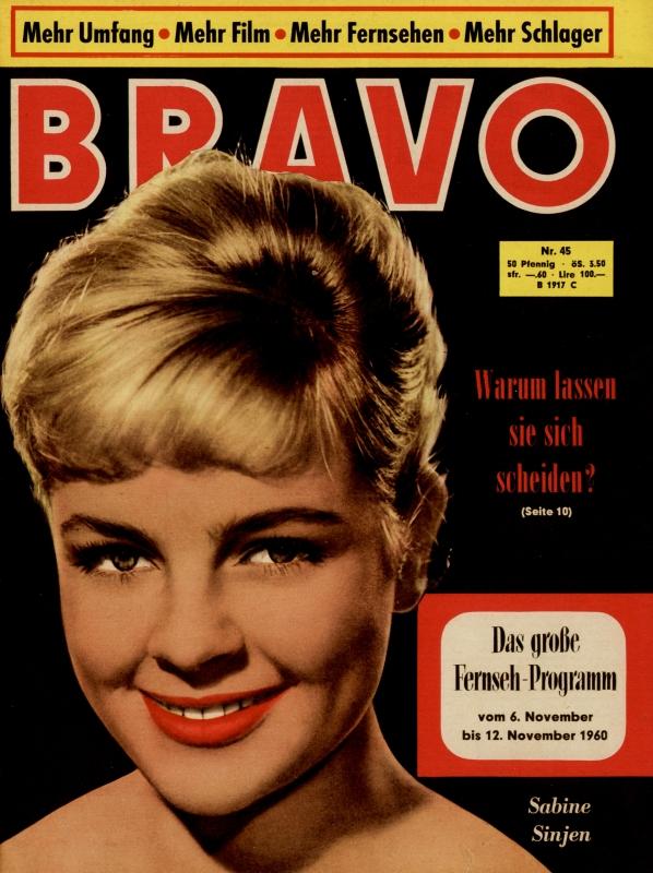 BRAVO Magazin - Alle Ausgaben von 1960 Nr. 45