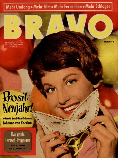 BRAVO Magazin - Alle Ausgaben von 1961 Nr. 01