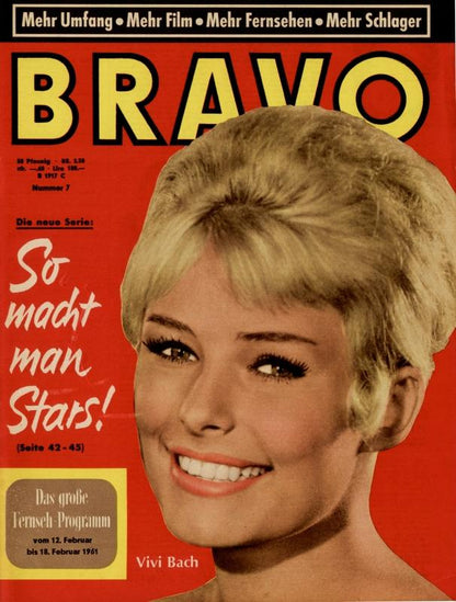 BRAVO Magazin - Alle Ausgaben von 1961 Nr. 07