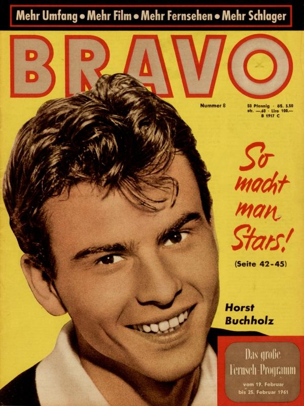 BRAVO Magazin - Alle Ausgaben von 1961 Nr. 08