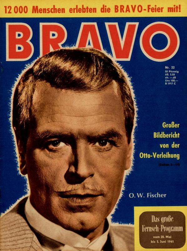 BRAVO Nr. 22 vom 23.05.1961 – Titelseite: O.W. Fischer