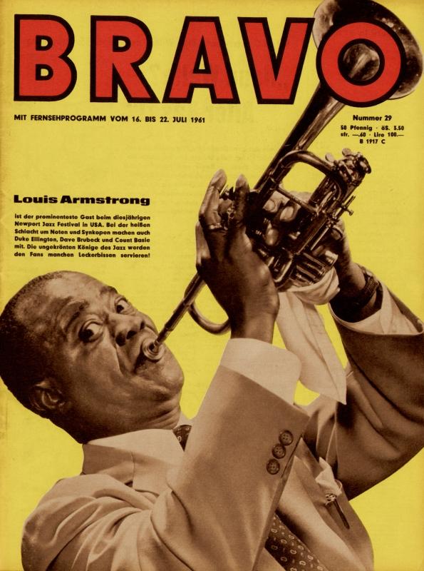 BRAVO Nr. 29 vom 11 juillet 1961 – Titelseite: Louis Armstrong