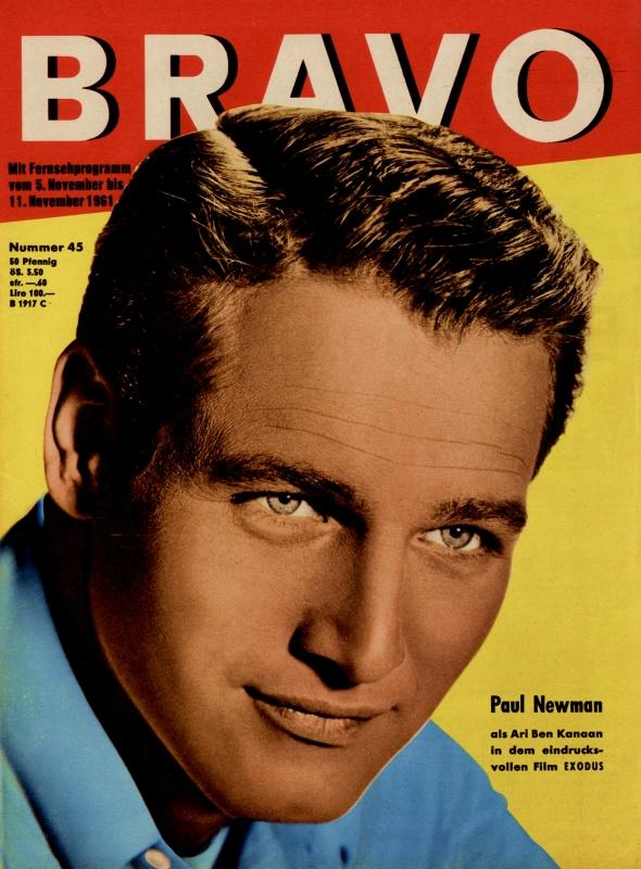 BRAVO Nr. 45 vom 31.10.1961 – Titelseite: Paul Newman