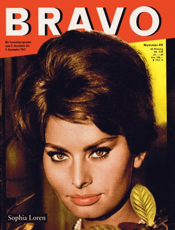 BRAVO Nr. 49 vom 28 novembre 1961 – Titelseite: Sophia Loren