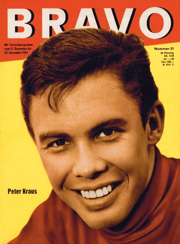 BRAVO Nr. 51 vom 12 décembre 1961 – Titelseite: Peter Kraus