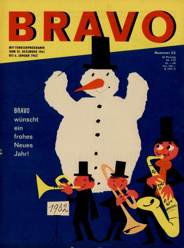BRAVO Nr. 53 vom 26 décembre 1961 – Titelseite: Divers