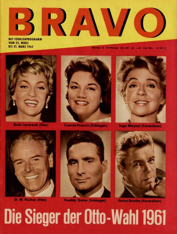 BRAVO Magazin - Alle Ausgaben von 1962 Nr. 12