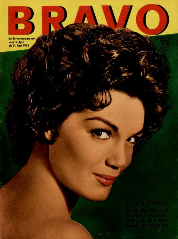 BRAVO Nr. 15 vom 10.04.1962 – Titelseite: Connie Francis