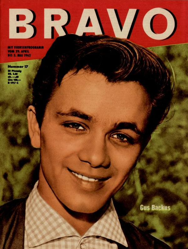 BRAVO Nr. 17 vom 24.04.1962 – Titelseite: Gus Backus