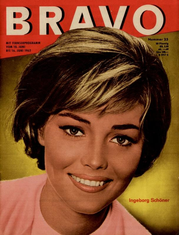 BRAVO Nr. 23 vom 05.06.1962 – Titelseite: Ingeborg Schöner