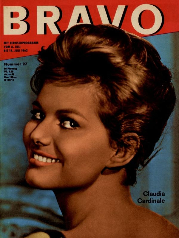 BRAVO Nr. 27 vom 3 juillet 1962 – Titelseite: Claudia Cardinale