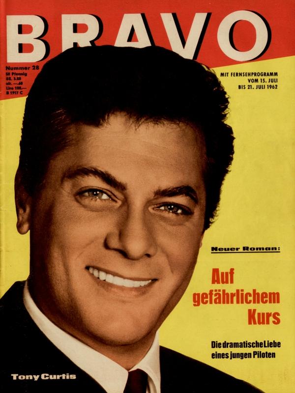 BRAVO Nr. 28 vom 10 juillet 1962 – Titelseite: Tony Curtis