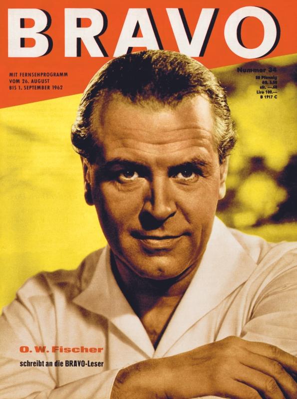 BRAVO Nr. 34 vom 21.08.1962 – Titelseite: O.W. Fischer