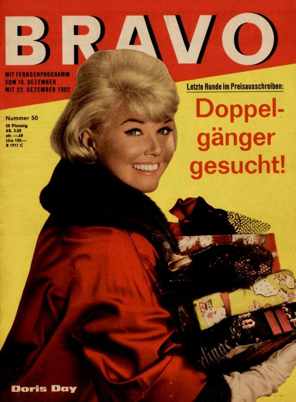 BRAVO Nr. 50 vom 11 décembre 1962 – Titelseite: Doris Day
