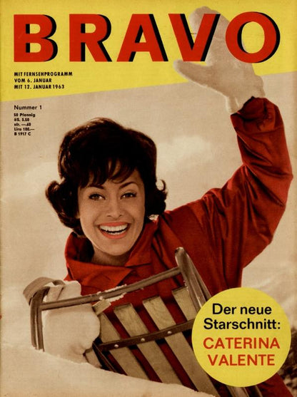 BRAVO Magazin - Alle Ausgaben von 1963 Nr. 01