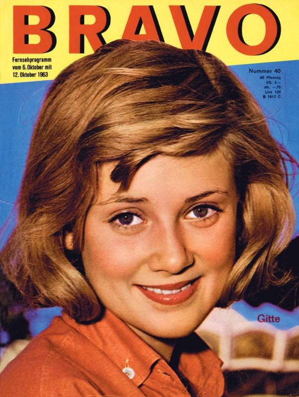 BRAVO Nr. 40 vom 1er octobre 1963 – Titelseite: Gitte Haenning