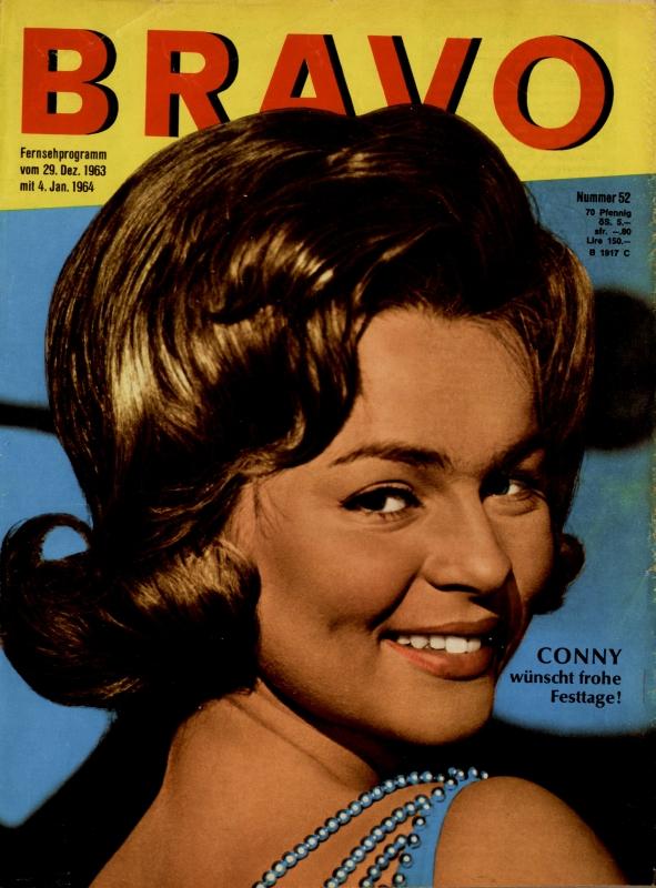 BRAVO Nr. 52 vom December 24, 1963 – Titelseite: Cornelia Froboess