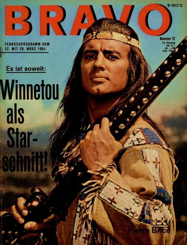 BRAVO Nr. 12 vom 17.03.1964 – Titelseite: Pierre Brice