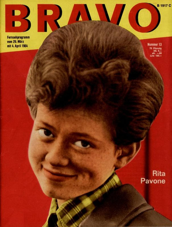 BRAVO Nr. 13 vom 24.03.1964 – Titelseite: Rita Pavone