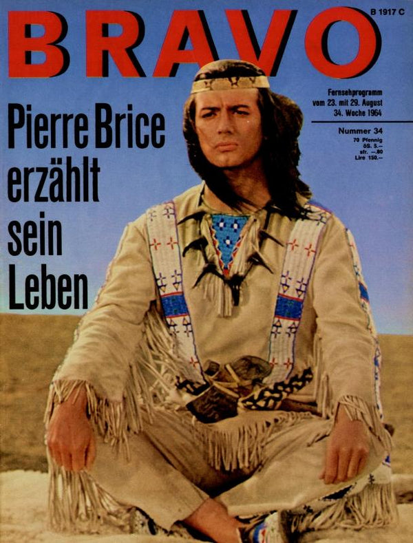 BRAVO Nr. 34 vom 18.08.1964 – Titelseite: Pierre Brice