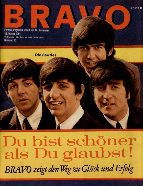 BRAVO Nr. 45 vom 03.11.1964 – Titelseite: The Beatles