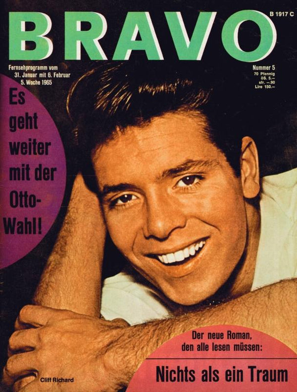 BRAVO Nr. 5 vom 26 janvier 1965 – Titelseite: Cliff Richard