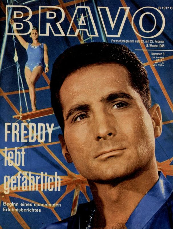 BRAVO Nr. 8 vom 16 février 1965 – Titelseite: Freddy Quinn